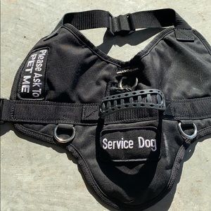 Service dog vest